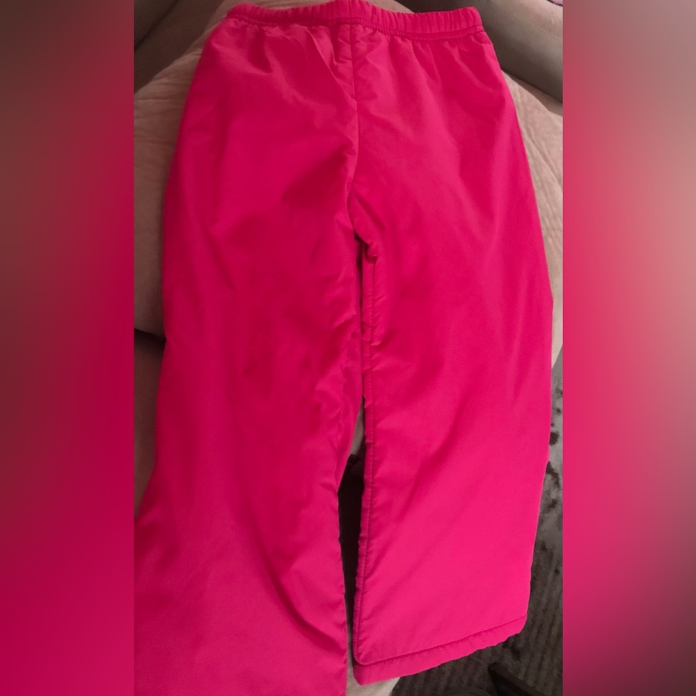 Ninos girls pink snow pants . LIKE NEW Size 4